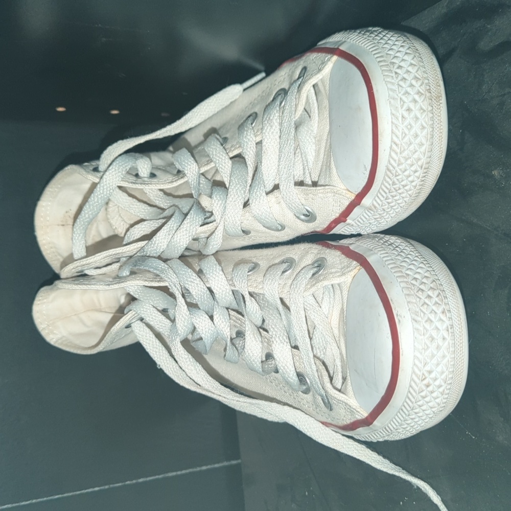White High Top Converse